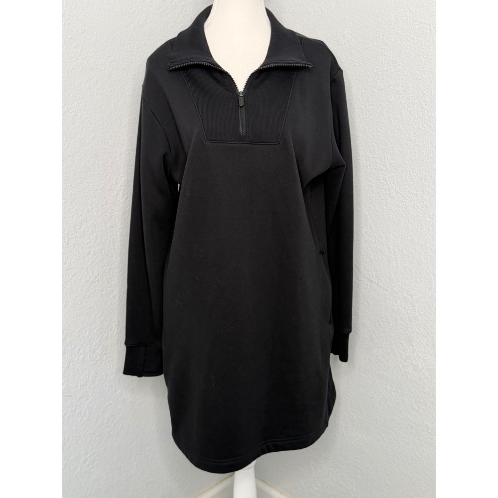 Athleta Cozy Karma Zip black dres